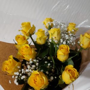 Ramo de 12 rosas Amarillas