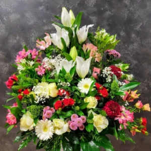 Centro de flores variado