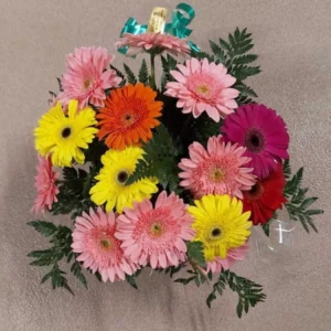 Cesta de gerberas