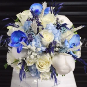 Ramo de novia azul